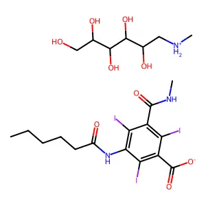 Compound C22H34I3N3O9 structure
