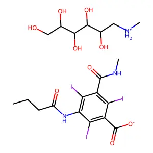 Compound C20H30I3N3O9 structure