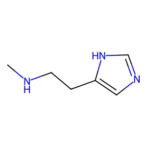 N(alpha)-methylhistamine structure