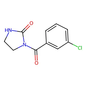 1-(3-chlorobenzoyl)imidazolidin-2-one structure