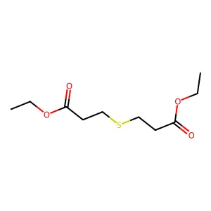 ethyl 3-(3-ethoxy-3-oxopropyl)sulfanylpropanoate structure