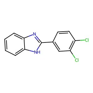 2-(3,4-dichlorophenyl)-1H-benzimidazole structure