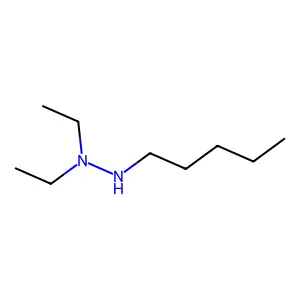 1,1-Diethyl-2-pentylhydrazine structure