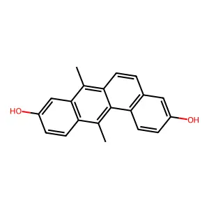 Compound C20H16O2 structure