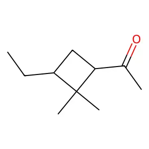 KETONE, 3-ETHYL-2,2-DIMETHYLCYCLOBUTYL METHYL (E)- structure