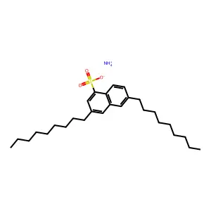 NAPHTHALENESULFONIC ACID, DINONYL-, AMMONIUM SALT structure