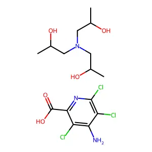 Picloram triisopropanolamine salt structure