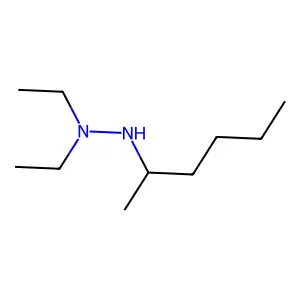 1,1-Diethyl-2-(1-methylpentyl)hydrazine structure