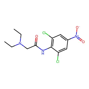 Compound C12H15Cl2N3O3 structure