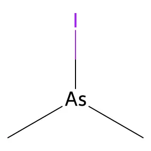 Iododimethylarsine structure