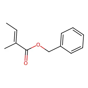 benzyl 2-methylbut-2-enoate structure
