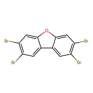 Compound C12H4Br4O structure