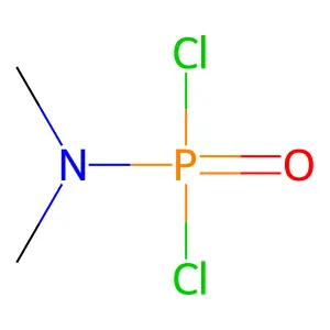 N-dichlorophosphoryl-N-methylmethanamine structure
