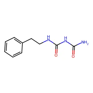 1-(2-Phenylethyl)biuret structure