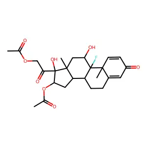 TRIAMCINOLONE DIACETATE structure