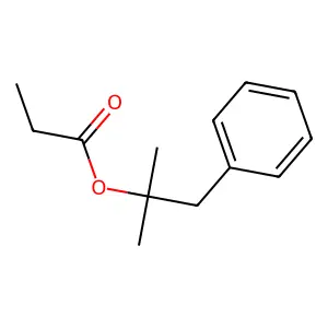 1,1-Dimethyl-2-phenylethyl propionate structure
