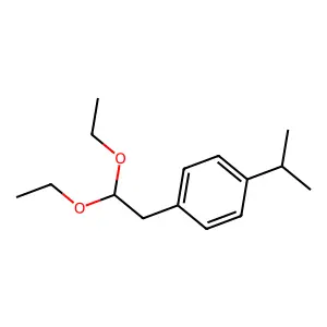 1-(2,2-diethoxyethyl)-4-propan-2-ylbenzene structure