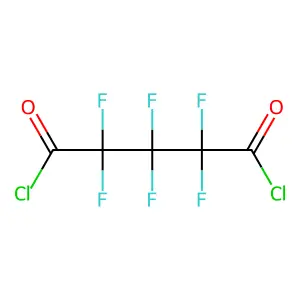 Hexafluoroglutaryl chloride structure