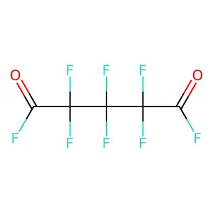 Hexafluoroglutaryl difluoride structure
