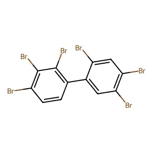1,2,3-tribromo-4-(2,4,5-tribromophenyl)benzene structure