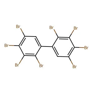 1,2,3,4-tetrabromo-5-(2,3,4,5-tetrabromophenyl)benzene structure