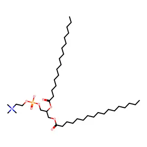 1,2-Heptadecanoylphosphatidylcholine structure