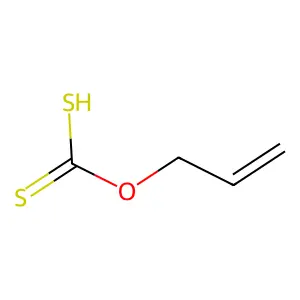 O-2-Propenyl ester carbonodithioic acid structure