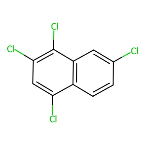 1,2,4,7-Tetrachloronaphthalene structure