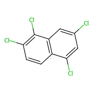 1,2,5,7-Tetrachloronaphthalene structure