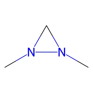 1,2-Dimethyldiaziridine structure