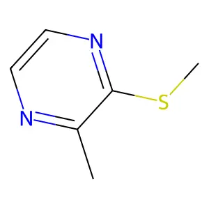 Methyl(methylthio)pyrazine structure