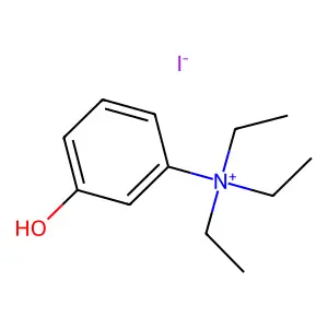 N,N,N-Triethyl-3-hydroxyanilinium iodide structure