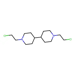 Bipiperidyl mustard structure
