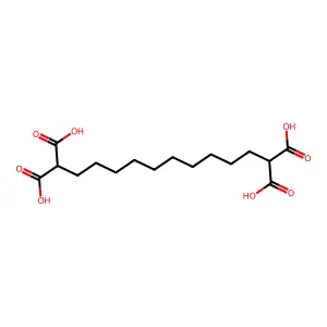 1,1,12,12-Dodecanetetracarboxylic acid structure
