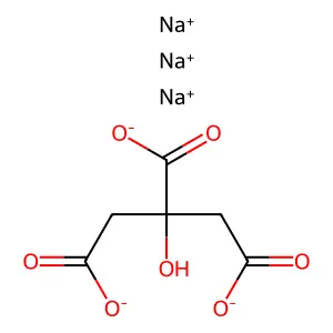 Sodium citrate structure