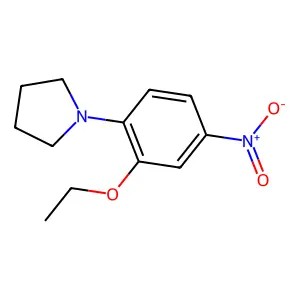 1-(2-Ethoxy-4-nitrophenyl)pyrrolidine structure