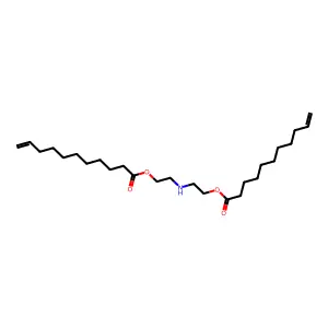 10-Undecenoic acid, 1,1'-(iminodi-2,1-ethanediyl) ester structure