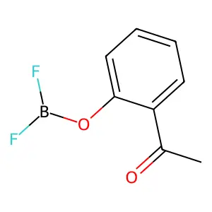 1-(2-difluoroboranyloxyphenyl)ethanone structure