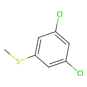 1,3-dichloro-5-methylsulfanylbenzene structure