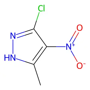 5-CHLORO-3-METHYL-4-NITRO-1H-PYRAZOLE structure