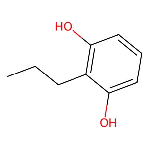 1,3-Benzenediol, propyl- structure