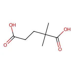 Compound C7H12O4 structure