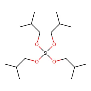 Tetrakis(2-methylpropyl) orthosilicate structure