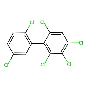 2,2',3,4,5',6-Hexachlorobiphenyl structure