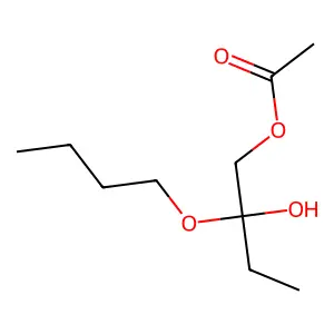 1,2-Butanediol, 2-butoxy-, 1-acetate structure