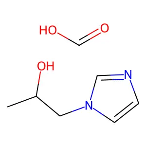 1-(2-Hydroxypropyl)imidazole formic acid salt structure