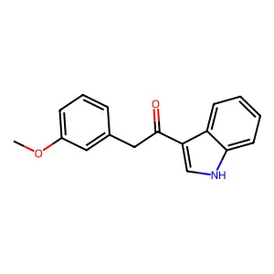 1-(1h-indol-3-yl)-2-(3-methoxyphenyl)ethanone structure