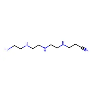 11-Cyano-3,6,9-triazaundecan-1-amine structure