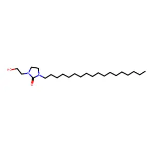 1-(2-hydroxyethyl)-3-octadecylimidazolidin-2-one structure