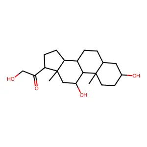 Tetrahydrocorticosterone structure
